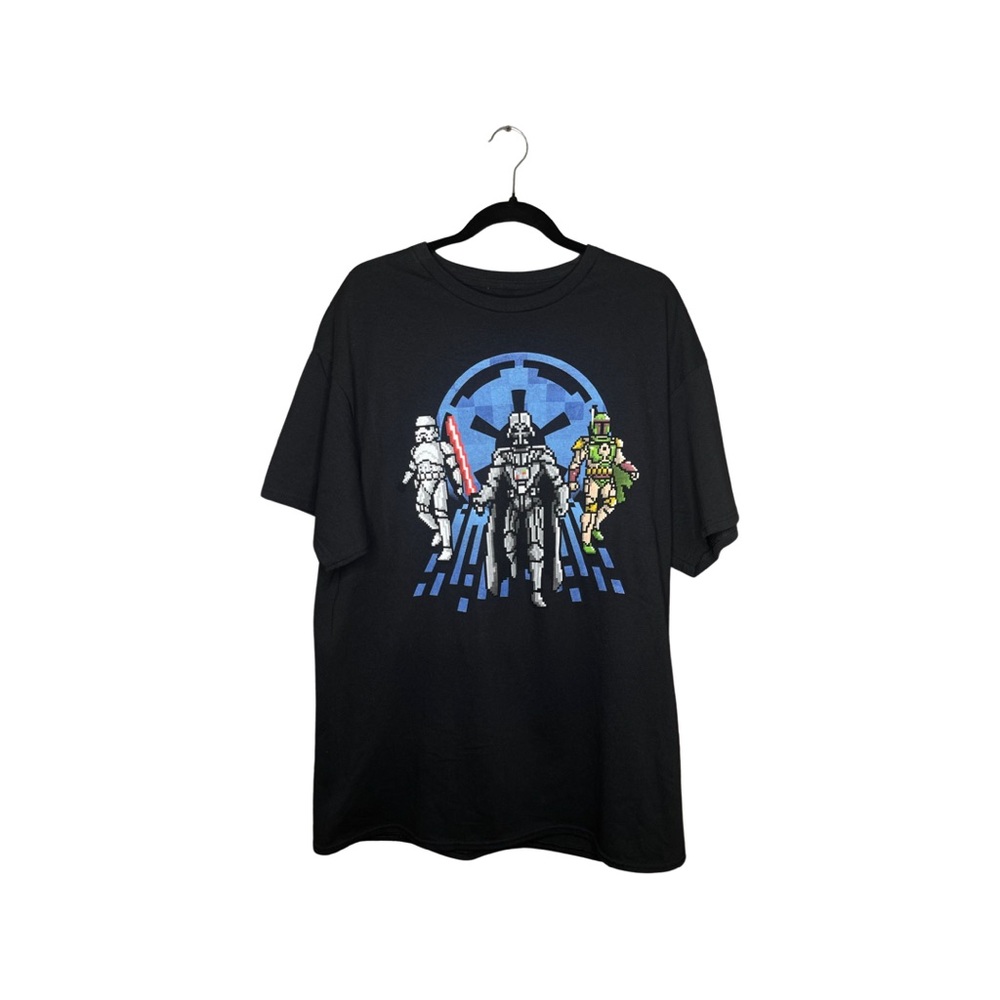 Star Wars 8 bit t shirt. May the force be with you